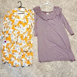 Love, Fire Dresses Bundle | Size L | Jersey Knit Casual Bundle BOGO 2 Dresses